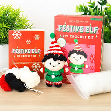 Load image into Gallery viewer, Christmas Crochet Elf Kit
