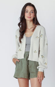 Embroidered Cardigan