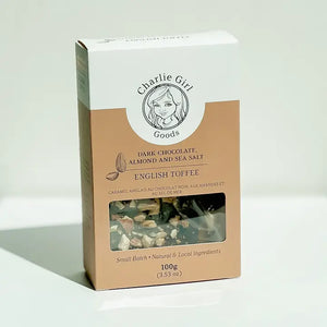 English Toffee Dark Chocolate - Charlie Girl Goods