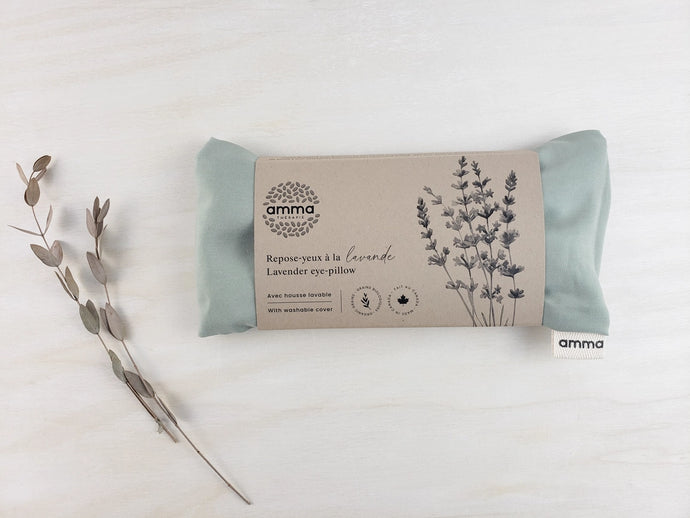 Lavender Eye Pillow with Tencel Washable Cover