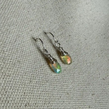Load image into Gallery viewer, Ava Earrings - Silver with Opal Stone