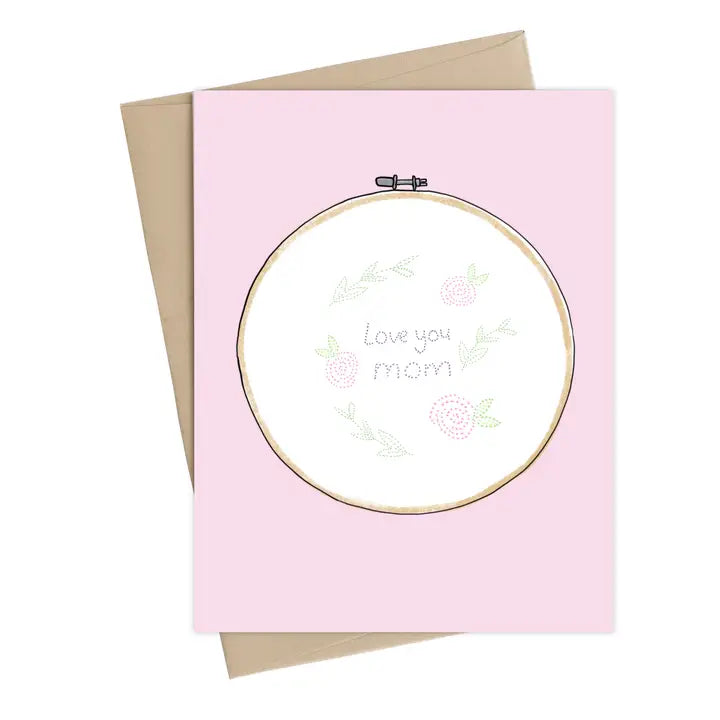 Love You Mom Mother's Day Card - Little May Papery
