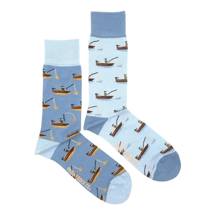 Men's Fish & Fisherman - Friday Sock Co.