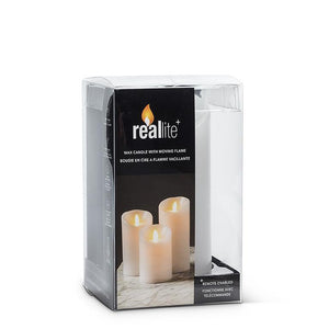 Reallite - Moving Flame Wax Candle - Abbott