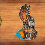 Load image into Gallery viewer, Fox Wood Multi-Layered Mandala Wall Art - Havana Art