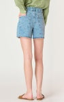 Load image into Gallery viewer, Frayed Hem Embroidered Denim Short - Dex