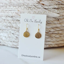 Load image into Gallery viewer, Qualicum Beach Sandollar Earrings - Oh So Lovely