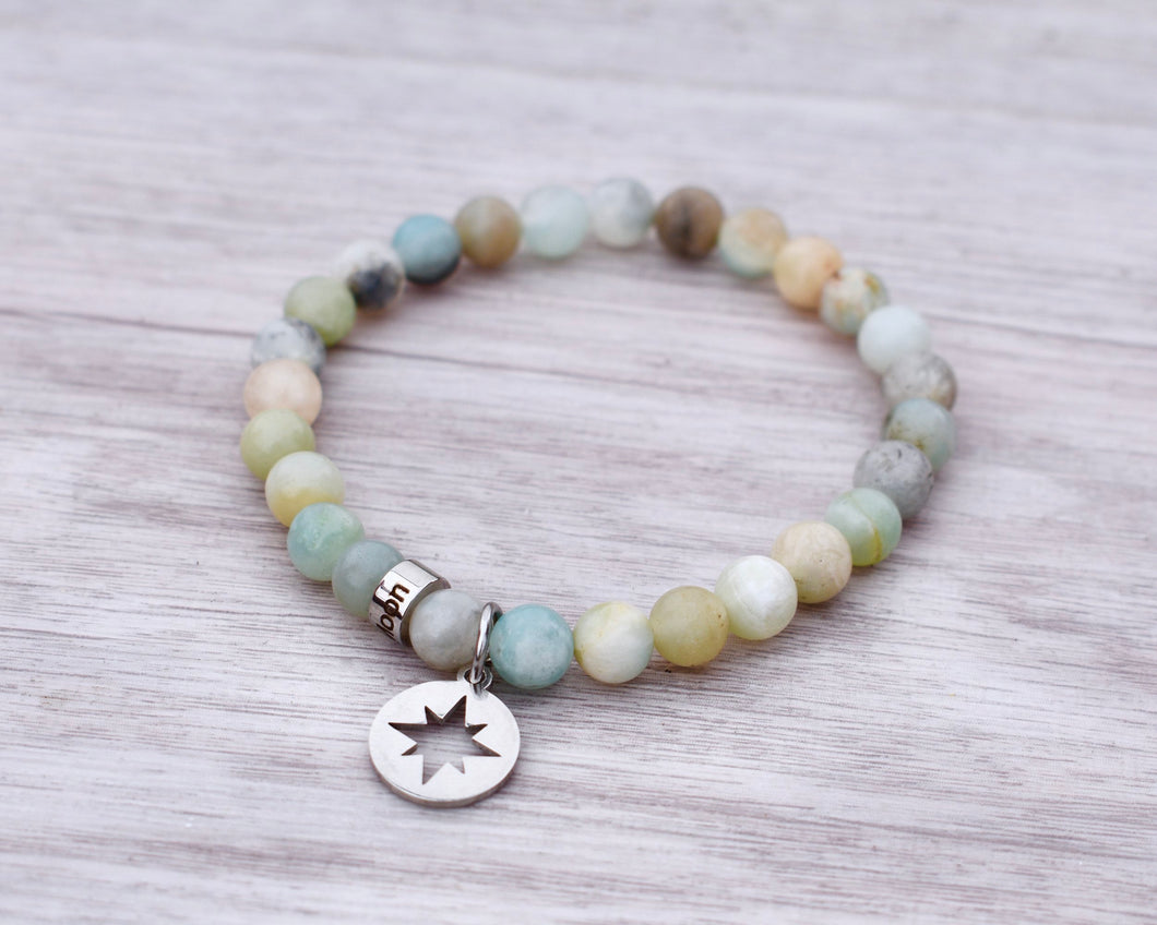 Go Your Own Way - Amazonite Charm Bracelet