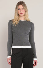 Load image into Gallery viewer, Layered Look Top - Charcoal