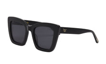 Load image into Gallery viewer, I-SEA Harper Polarized Sunglasses Black/Smoke