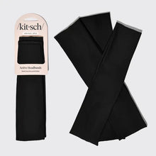 Load image into Gallery viewer, Recycled Active Headbands (3 Pieces) - Black - Kitsch
