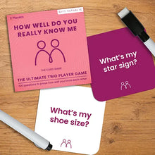 Load image into Gallery viewer, How Well Do You Know Me Game