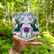 Load image into Gallery viewer, Cottage Hummingbird Vinyl Sticker