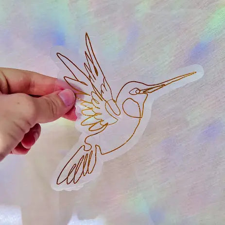 Hummingbird Suncatcher - Prismatic Kitty