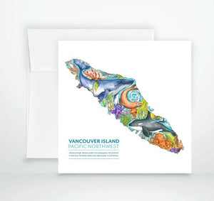 VI Humpback Greeting Card - Nicola North Art