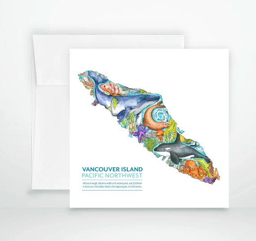 VI Humpback Greeting Card - Nicola North Art