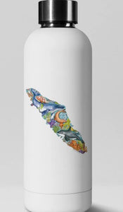 Vancouver Island Stickers - Humpback - Nicola North Art - 2 Sizes
