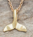 Load image into Gallery viewer, Whale Tail Necklace