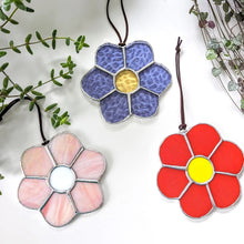 Load image into Gallery viewer, Hippy Flower Suncatcher - Glimpse Glass