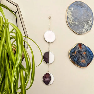 Moon Phase Suncatcher - Glimpse Glass