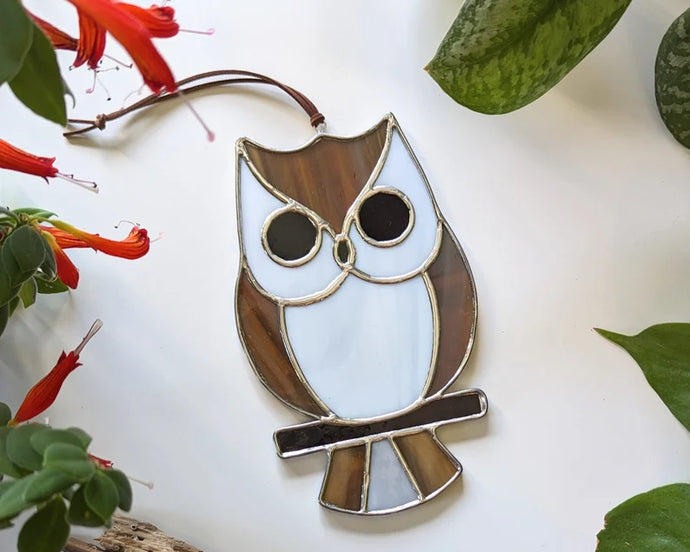 Owl Suncatcher - Glimpse Glass
