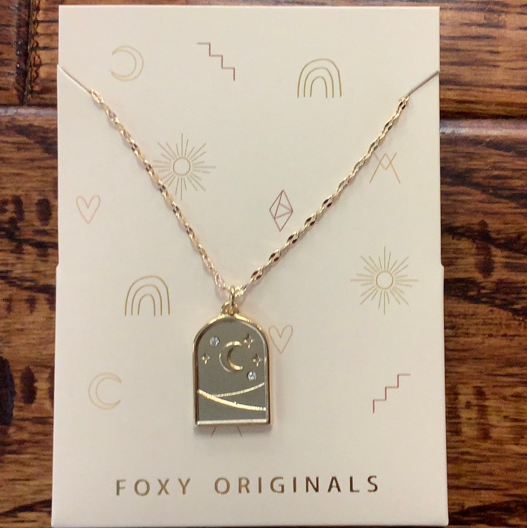 Luna Necklace In Gold - Foxy Originals