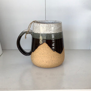 Large Black Mountain Mug - Hands On Clay