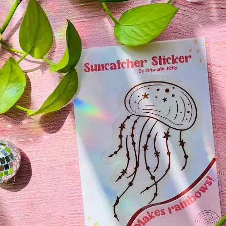 Jellyfish Suncatcher - Prismatic Kitty