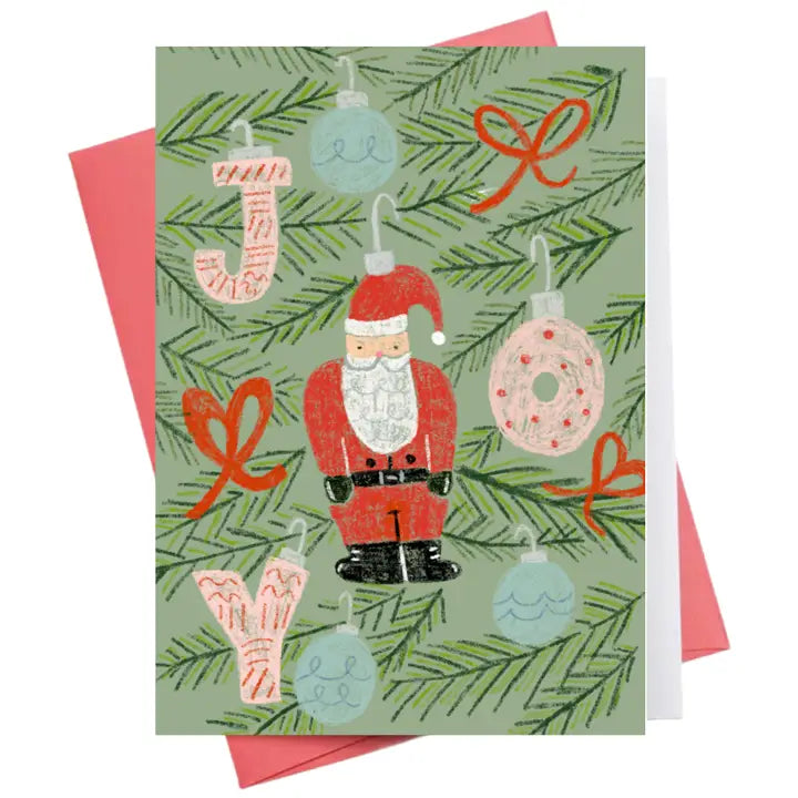 Joy Card Christmas Greeting - Inkwell