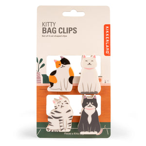 Kitty Bag Clips - Kikkerland