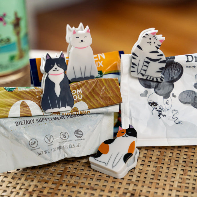 Kitty Bag Clips - Kikkerland