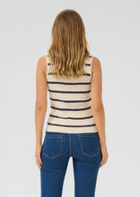 Load image into Gallery viewer, KAmorita Knit Top - Silver White/Blue - Kaffe