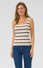 Load image into Gallery viewer, KAmorita Knit Top - Silver White/Blue - Kaffe