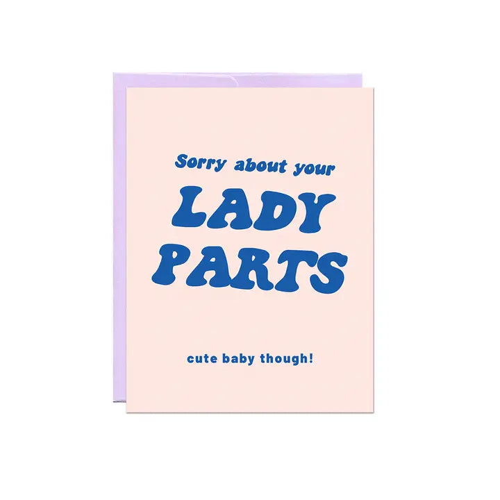 Lady Parts - Baby Card