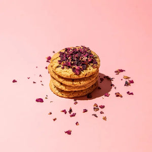 Lavender Rose Cookies - Lazy Bake