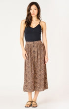 Load image into Gallery viewer, Button Front Midi Skirt - Leopard