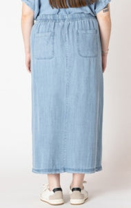 Tencel Maxi Skirt - Blue Wash