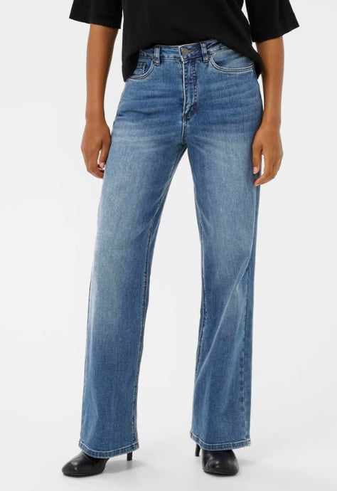 KAmeadow Wide Leg Blue Jeans - Kaffe
