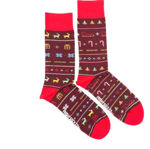 Men's Sleigh Ride Socks - Friday Sock Co.