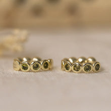 Load image into Gallery viewer, Hattie Hoops Moss Green