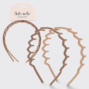 Zig Zag Headbands (2 Pieces) - Neutral - Kitsch