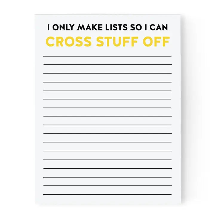 Cross Stuff Off - Notepad