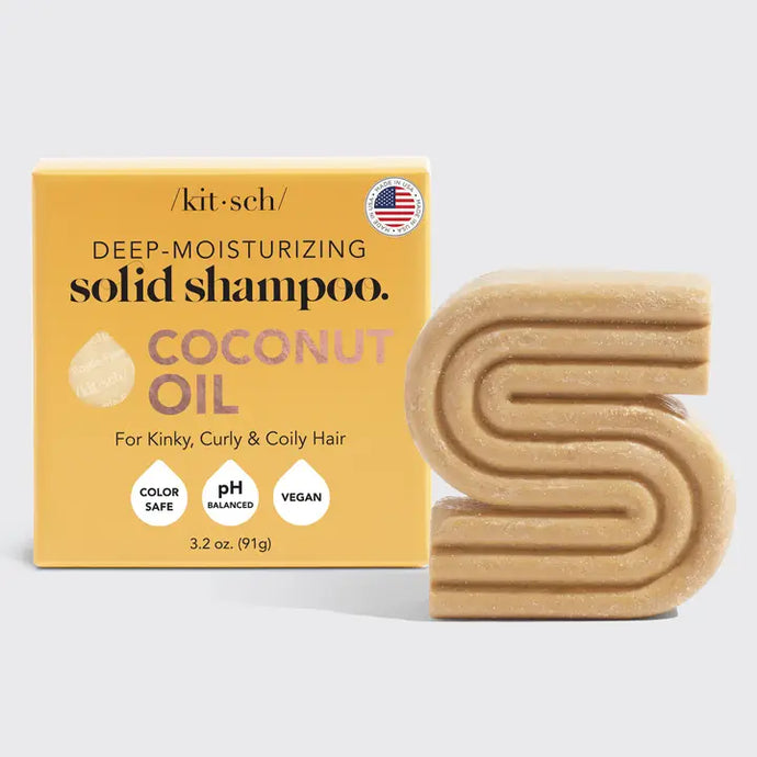 Coconut Oil Deep-Moisturizing Solid Shampoo Bar - Kitsch