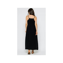 Load image into Gallery viewer, Marilyn Eyelet Trim Sun Dress - Black - Orb