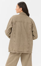 Load image into Gallery viewer, KArania Denim Overshirt - Washed Light Brown - Kaffe