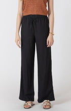 Load image into Gallery viewer, Elastic Waist Linen Pants - Black