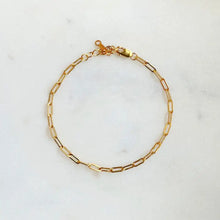 Load image into Gallery viewer, Paperclip Bracelet - 14K Gold Fill