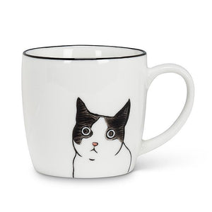 Peering Cat Mug - Abbott