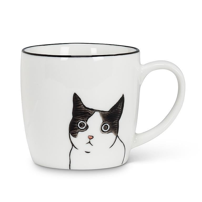 Peering Cat Mug - Abbott