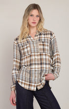 Load image into Gallery viewer, Plaid Shirt - Brown/Navy